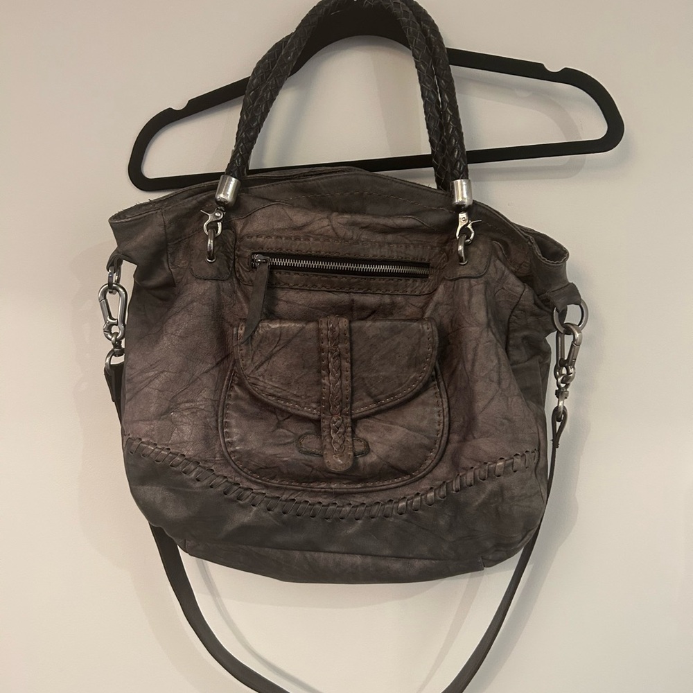 CARLA MANCINI Leather Tote Bag